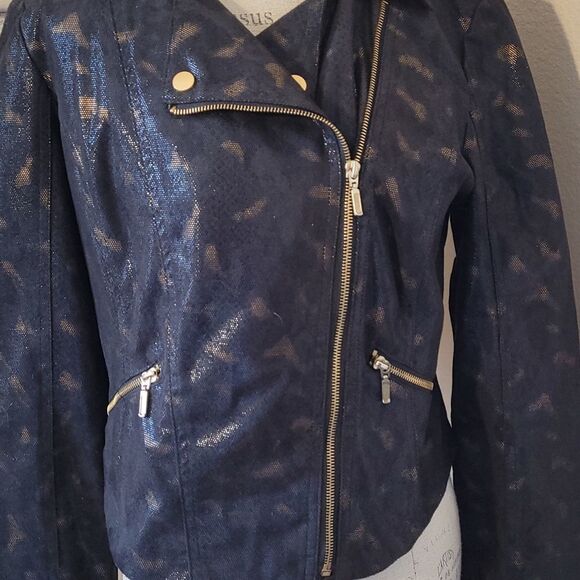 Rock The Republic Faux Leather Moto Jacket - Picture 3 of 11